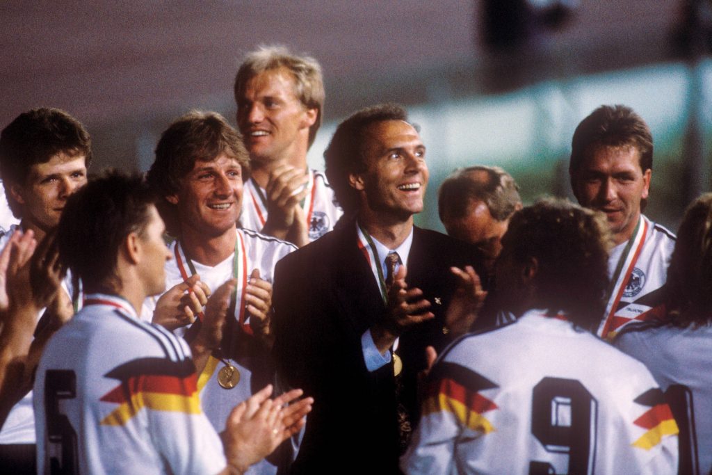 Teamchef Franz Beckenbauer (Bundestrainer)